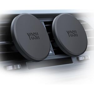 Yosh Mag-Safe Car Mount Air Vent, 2-Pack 1s Install & Full-Rubber Protection Mag Yosh Mag-Safe Car Mount Air Vent, 2-Pack 1s Install & Full-Rubber Protection Mag