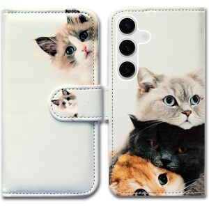 Case For Samsung Galaxy A16 5g,Cute Brown Cat Leather Flip Phone Case Wallet Cov Case For Samsung Galaxy A16 5g,Cute Brown Cat Leather Flip Phone Case Wallet Cov