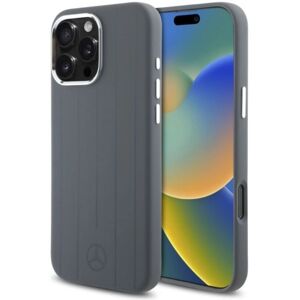 Mercedes Benz Silicone Vertical Stripes Case Magsafe Iphone 16 Promax 6.9" Grey Mercedes Benz Silicone Vertical Stripes Case Magsafe Iphone 16 Promax 6.9" Grey
