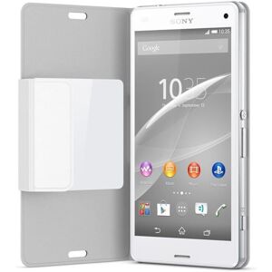Sony Smart Style Cover Case Compatible With Xperia Z3 Compact Smartphone - White Sony Smart Style Cover Case Compatible With Xperia Z3 Compact Smartphone - White
