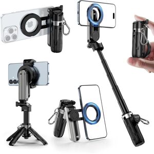 Cloudvalley Magnetic Mini Selfie Stick Tripod, 4-In-1 Pocket Size Phone Tripod Cloudvalley Magnetic Mini Selfie Stick Tripod, 4-In-1 Pocket Size Phone Tripod