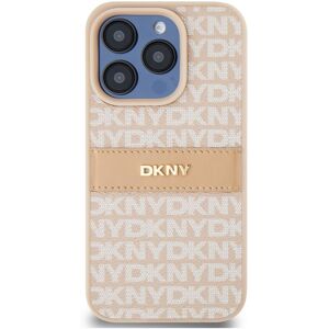 DKNY Pink iPhone 15 Pro Case - Tonal Stripe Protection DKNY Pink iPhone 15 Pro Case - Tonal Stripe Protection