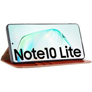 Suncase® Leather Case Flip Bag Protection Cover In Cognac For Samsung Galaxy Note 10 Lite Suncase® Leather Case Flip Bag Protection Cover In Cognac For Samsung Galaxy Note 10 Lite