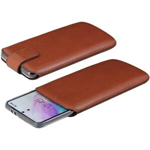 Suncase® Suncase Genuine Leather Case Mocca Brown Silicone For Samsung Galaxy S22 Suncase® Suncase Genuine Leather Case Mocca Brown Silicone For Samsung Galaxy S22