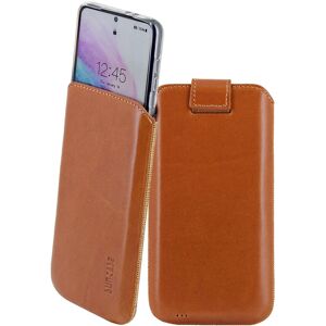Suncase® Case For Samsung Galaxy S25 Plus 5g Leather Pouch In Cognac + Silicone Case Suncase® Case For Samsung Galaxy S25 Plus 5g Leather Pouch In Cognac + Silicone Case