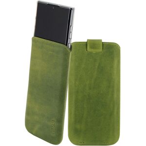 Suncase® Case For Samsung Galaxy S22 Ultra 5g Bag Antique Kiwi Green + Silicone Suncase® Case For Samsung Galaxy S22 Ultra 5g Bag Antique Kiwi Green + Silicone