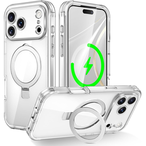 Does Not Apply Magnetic Stand Case For Iphone 17 Pro Max Cover Support Magsafe built-In Screen Does Not Apply Magnetic Stand Case For Iphone 17 Pro Max Cover Support Magsafe built-In Screen