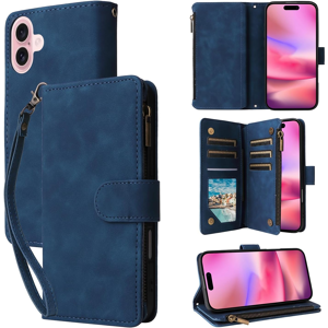 Does Not Apply Case For Iphone 16 6.1 Inch, Large Capacity Leather Wallet Case 6 Card Holder & Does Not Apply Case For Iphone 16 6.1 Inch, Large Capacity Leather Wallet Case 6 Card Holder &