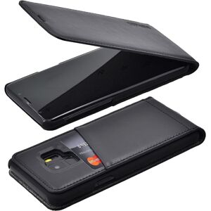 Suncase® Genuine Leather Mobile Phone Cover Flip Case In Black For Samsung Galaxy S9 Suncase® Genuine Leather Mobile Phone Cover Flip Case In Black For Samsung Galaxy S9