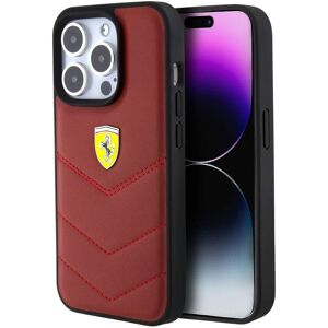 Acer Ferrari Hard Case Leather Stitched Line For Iphone 15 Pro 6.1" Red Acer Ferrari Hard Case Leather Stitched Line For Iphone 15 Pro 6.1" Red
