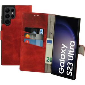 Suncase Case For Samsung Galaxy S23 Ultra 5g Book Case Protection Cover In Antique Red Suncase Case For Samsung Galaxy S23 Ultra 5g Book Case Protection Cover In Antique Red