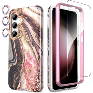 Does Not Apply 4-In-1 Samsung S25 Case With Screen Protector + Bumper & Camera Protector Mili Does Not Apply 4-In-1 Samsung S25 Case With Screen Protector + Bumper & Camera Protector Mili