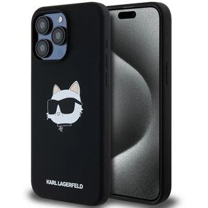 Karl Lagerfeld iPhone 15 Pro Hardcase - Silicone Choupette Head MagSafe Karl Lagerfeld iPhone 15 Pro Hardcase - Silicone Choupette Head MagSafe