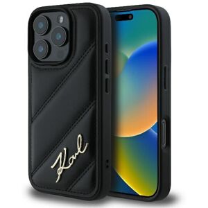 Cg Mobile Case Iphone 16 Pro Max Karl Lagerfeld Faux Leather Black Logo Metal Cg Mobile Case Iphone 16 Pro Max Karl Lagerfeld Faux Leather Black Logo Metal