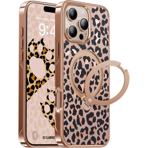 Does Not Apply Gold Leopard For Iphone 16 Pro Max Case With Magnetic Ring Stand [Compatible Wit Does Not Apply Gold Leopard For Iphone 16 Pro Max Case With Magnetic Ring Stand [Compatible Wit