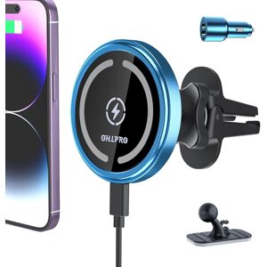Ohlpro For Iphone16 Magsafe Car Mount Charger, 15w Fast Charging Dashboard Magn Ohlpro For Iphone16 Magsafe Car Mount Charger, 15w Fast Charging Dashboard Magn