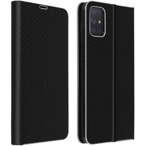 Avizar Folio Case For Galaxy A71 Card-Holder & Stand Carbon Effect Avizar Folio Case For Galaxy A71 Card-Holder & Stand Carbon Effect