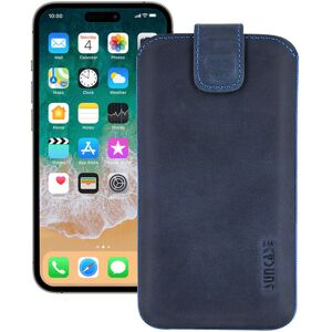 Suncase® Case For Iphone 15 Plus Leather Protection Pouch In Pebble Blue + Silicone Case Suncase® Case For Iphone 15 Plus Leather Protection Pouch In Pebble Blue + Silicone Case
