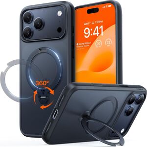 Torras Ostand Q3 Spin For Iphone 17 Pro Case – 360° Rotating Ring Stand, Cam Torras Ostand Q3 Spin For Iphone 17 Pro Case – 360° Rotating Ring Stand, Cam