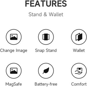 Skins Magnetic Wallet Stand With 3.52 Inch Screen Nfc Ink Photo Rear Projection 3 Skins Magnetic Wallet Stand With 3.52 Inch Screen Nfc Ink Photo Rear Projection 3