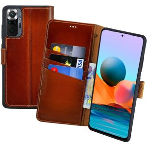 Suncase® Case For Xiaomi Redmi Note 10 Pro Bag Book Case Fold Protection Cover In Cognac Suncase® Case For Xiaomi Redmi Note 10 Pro Bag Book Case Fold Protection Cover In Cognac