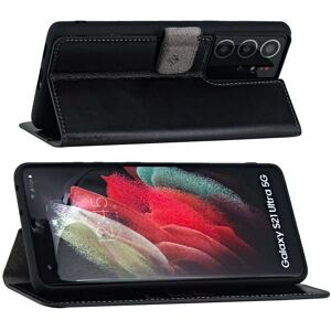 Suncase® Suncase Cover Flip Case Mobile Book Bag Black For Samsung Galaxy S21 Ultra Suncase® Suncase Cover Flip Case Mobile Book Bag Black For Samsung Galaxy S21 Ultra