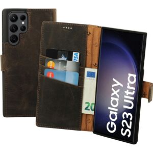 Suncase Case For Samsung Galaxy S23 Ultra 5g Book Case Protection Cover Antique Brown Suncase Case For Samsung Galaxy S23 Ultra 5g Book Case Protection Cover Antique Brown
