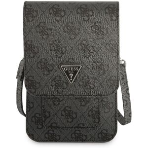 Guess 4g Pattern Phone Shoulder Bag With Triangular Logo, Pink Guess 4g Pattern Phone Shoulder Bag With Triangular Logo, Pink