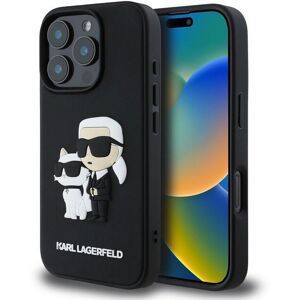 Karl Lagerfeld Pu Saffiano Karl & Choupette Case For Iphone 16 Pro 6.3" Black Karl Lagerfeld Pu Saffiano Karl & Choupette Case For Iphone 16 Pro 6.3" Black