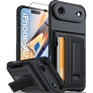 Does Not Apply For Iphone Air Case Wallet, Built-In Card Holder (4-5 Cards) & Kickstand, [Rfid Does Not Apply For Iphone Air Case Wallet, Built-In Card Holder (4-5 Cards) & Kickstand, [Rfid