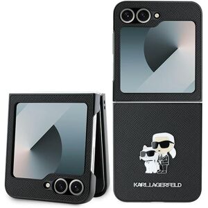 Karl Lagerfeld Samsung Galaxy Z Flip6 Case Saffiano Metal Pin - Smartphone Case Karl Lagerfeld Samsung Galaxy Z Flip6 Case Saffiano Metal Pin - Smartphone Case