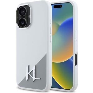 Karl Lagerfeld KLHMP16SSCMKMPCH White Hardcase Silicone iPhone 16 - Smartphone Case Karl Lagerfeld KLHMP16SSCMKMPCH White Hardcase Silicone iPhone 16 - Smartphone Case