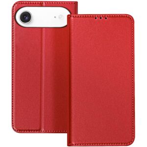 Avizar Leather Case For Iphone 17 Air With Card Slots And Magnetic Flap, Red Avizar Leather Case For Iphone 17 Air With Card Slots And Magnetic Flap, Red