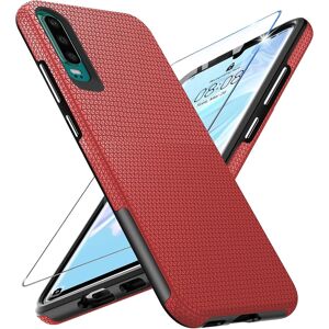 Vaki Mobile Phone Case For Huawei P30 Case With Tempered Glass Screen Protector, P30 Vaki Mobile Phone Case For Huawei P30 Case With Tempered Glass Screen Protector, P30