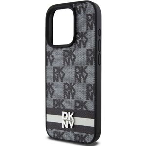 DKNY iPhone 15 Pro Leather Checkered Stripe Case DKNY iPhone 15 Pro Leather Checkered Stripe Case