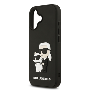 Karl Lagerfeld 3d Rubber Karl And Choupette Case For Iphone 17 6.3\" Black Karl Lagerfeld 3d Rubber Karl And Choupette Case For Iphone 17 6.3\" Black