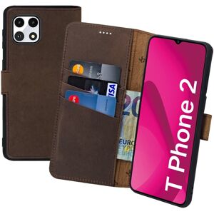 Suncase® Case For T Phone 2 Book Case Real Leather Flip Protection Cover Antique Brown Suncase® Case For T Phone 2 Book Case Real Leather Flip Protection Cover Antique Brown