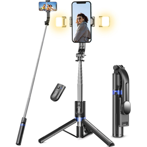 Does Not Apply Selfie Stick With 2 Fill Lights, 45'' All-In-One Longer Smartphone Tripod Stand Does Not Apply Selfie Stick With 2 Fill Lights, 45'' All-In-One Longer Smartphone Tripod Stand