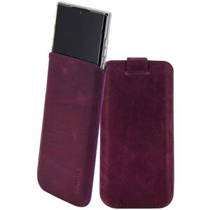 Suncase® Case For Samsung Galaxy S25 Ultra Bag Genuine Leather Antique Purple + Silicone Suncase® Case For Samsung Galaxy S25 Ultra Bag Genuine Leather Antique Purple + Silicone