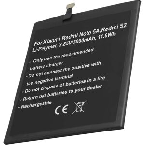 Avizar Replacement Battery For Redmi Note 5a / S2 Li-Polymer 3.85v 3000mah 11.6wh Avizar Replacement Battery For Redmi Note 5a / S2 Li-Polymer 3.85v 3000mah 11.6wh