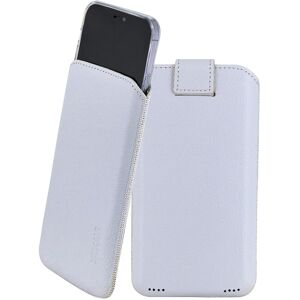 Suncase® Genuine Leather Case Bag White + Silicone Case For Iphone 16 Pro Max Suncase® Genuine Leather Case Bag White + Silicone Case For Iphone 16 Pro Max