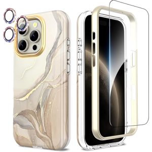 Does Not Apply 4-In-1 Iphone 16 Pro Case With Screen Protector + Bumper & Camera Protector Mi Does Not Apply 4-In-1 Iphone 16 Pro Case With Screen Protector + Bumper & Camera Protector Mi