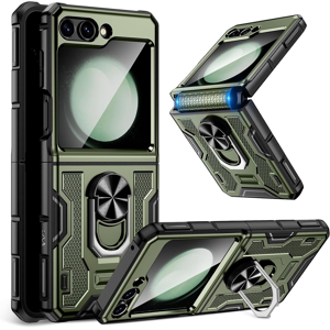 Does Not Apply For Samsung Galaxy Z Flip 5 Case With Magnetic Ring Kickstand, Built In Back Scr Does Not Apply For Samsung Galaxy Z Flip 5 Case With Magnetic Ring Kickstand, Built In Back Scr