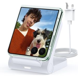 Geyo Wireless Charger For Samsung Galaxy Z Flip, 15w Fast Wireless Charging Sta Geyo Wireless Charger For Samsung Galaxy Z Flip, 15w Fast Wireless Charging Sta