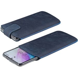 Suncase® Leather Case Bag In Pebble Blue + Silicone For Samsung Galaxy S25 Edge Suncase® Leather Case Bag In Pebble Blue + Silicone For Samsung Galaxy S25 Edge