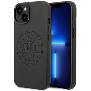 Karl Lagerfeld Leather iPhone 14 Plus Case - Black Karl Lagerfeld Leather iPhone 14 Plus Case - Black