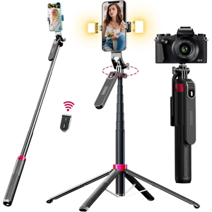 Does Not Apply 71\" Phone Tripod Stand - Selfie Stick Tripod With 2 Led Light And Wireless Remot Does Not Apply 71\" Phone Tripod Stand - Selfie Stick Tripod With 2 Led Light And Wireless Remot
