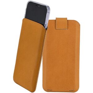 Suncase® Genuine Leather Case In Antique Camel + Silicone Case For Iphone 15 Pro Suncase® Genuine Leather Case In Antique Camel + Silicone Case For Iphone 15 Pro
