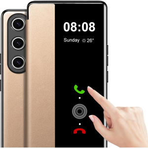 Does Not Apply Flip Case For Samsung Galaxy S25 Ultra Case S View, Clear View Folio Pu Leather Does Not Apply Flip Case For Samsung Galaxy S25 Ultra Case S View, Clear View Folio Pu Leather