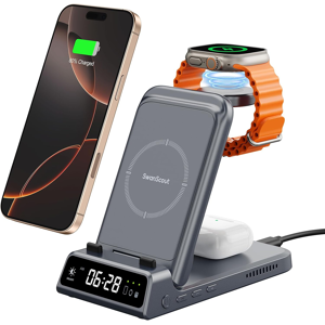 Does Not Apply Wireless Charger For Iphone, 703a, 3-In-1 Charging Station For Iphone 16e/16 Pr Does Not Apply Wireless Charger For Iphone, 703a, 3-In-1 Charging Station For Iphone 16e/16 Pr